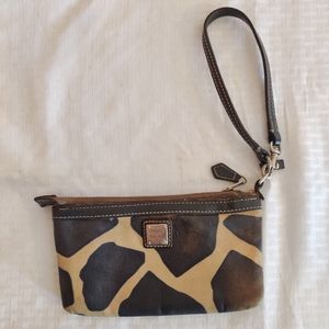 Dooney & Bourke Giraffe print Wristlet
